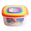 Food Containers 12pc Asst Sizes & Clrs-wholesale