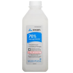 Swan Isopropyl Alcohol 70% 16oz-wholesale