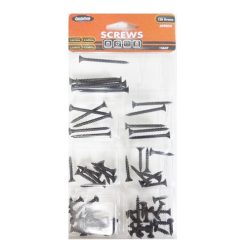 Screws 120gms Black Asst Size-wholesale