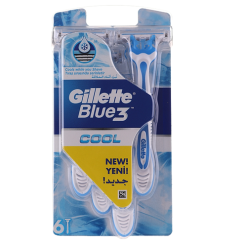 Gillette Blue3 Razor 6pk Regular Cool-wholesale