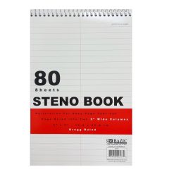 Steno Book 80 Sheets Gregg Ruled 6X9in-wholesale