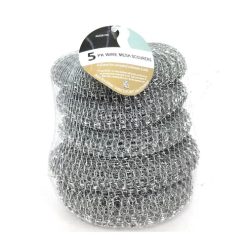 Wire Mesh Scouring Pads 5pc-wholesale