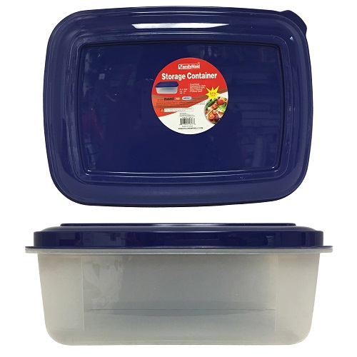 Storage Container 5.2qts Clear W-Blue Li-wholesale Storage Container 5.2qts Clear W-Blue Li-wholesale