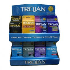 Trojan Condom 3ct Display Asst