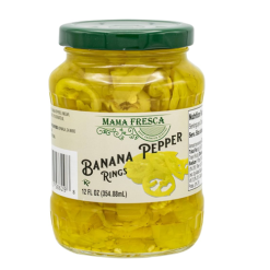 Mama Fresca Banana Pepper 12oz Jar-wholesale