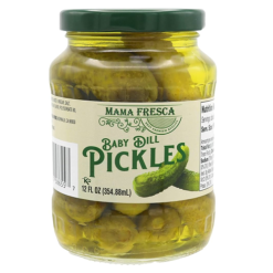 Mama Fresca Baby Dill Pickles 12oz-wholesale