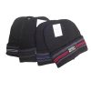 Mens Beanie Black W-Stripes-wholesale