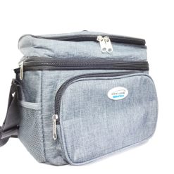Brentwood Lunch & Cooler Bag 6 Cans Grey-wholesale