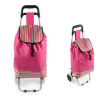 ***Folding Shopping Cart Pink-wholesale