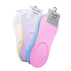 Womens Liner Socks 3pk Asst Clrs-wholesale