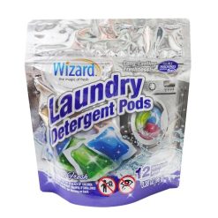 Wizard Detergent Pods 12ct Ocean-wholesale