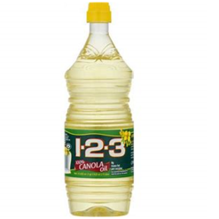 1-2-3 Canola Oil 33.81oz W-Omega-wholesale