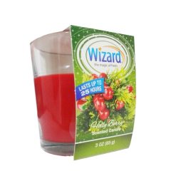 Wizard Scented Candle 3oz Holly Berry-wholesale
