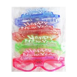 New Year Glasses W-Light Asst Clrs-wholesale