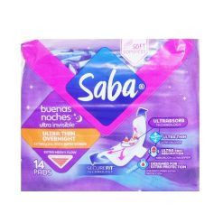 Saba Maxi Pads 14ct Ultra Thin Overhight-wholesale