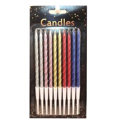 Birthday Candles 10ct Magical Asst-wholesale