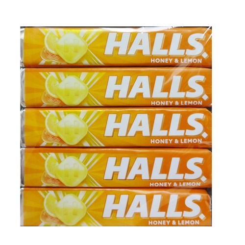 Halls Cough Drops 10ct Honey & Lemon-wholesale Halls Cough Drops 10ct Honey & Lemon-wholesale