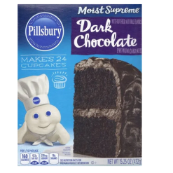 Pillsbury Cake Mix Dark Choc 15.25oz-wholesale