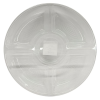 Serving Tray 5 Sections Rnd 13in Clear-wholesale
