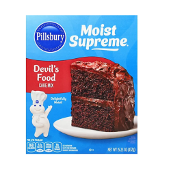 Pillsbury Cake Mix Devils Food 15.25oz-wholesale