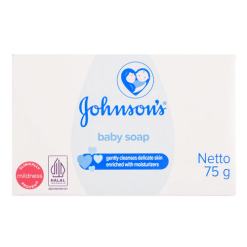 Johnsons Baby Soap 75g White Reg-wholesale
