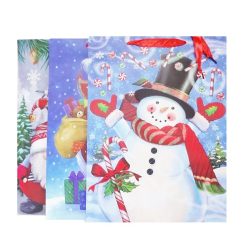 X-Mas Gift Bags Lg Asst-wholesale