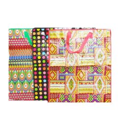 Woven Shopping Bag 55X65cm Asst-wholesale