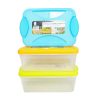 Storage Box Rect 32oz Asst Clrs Lid-wholesale