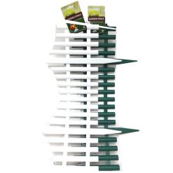 Garden Fence Plastic 24in Asst Clrs-wholesale