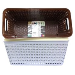 Storage Basket 11.8 X 5.3 X 4.7in Asst C-wholesale