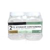 Storage Containers 2pc Plastic-wholesale