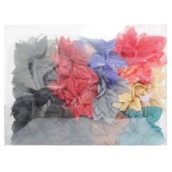 Hair Metal Clip W-Flower Asst Clts-wholesale