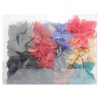 Hair Metal Clip W-Flower Asst Clts-wholesale