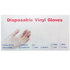 Disposable Gloves Vinyl 100ct Md Clear-wholesale