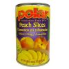 Polar Peach Slices 15oz Lght Syrup