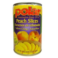 Polar Peach Slices 15oz Lght Syrup-wholesale