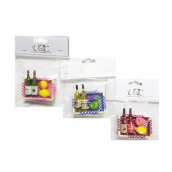 Refrigerator Magnet 2X2 Fruit & Wine-wholesale