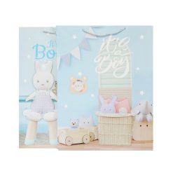 Gift Bags Baby Shower Lg Its A Boy-wholesale
