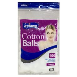 Ariana Cotton Balls 100ct Jumbo-wholesale