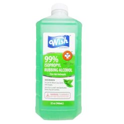 Wish Rubbing Alcohol 99% 32oz Wintergree-wholesale