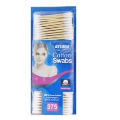 Ariana Cotton Swabs 375ct Wood Stick-wholesale