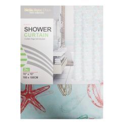 Shower Curtain 70 X 70 Sea Shells-wholesale