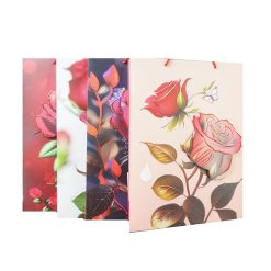 Gift Bags 3D Rose Md Asst-wholesale