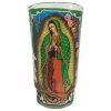 Candle 6in Nstr Sra De Guadalupe Green-wholesale