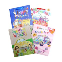 Gift Bags Happy Birthday Smll Asst-wholesale