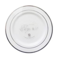 Elegance Plastic Plates 10ct 7.5in-wholesale