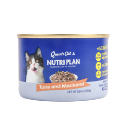 Nutri Plan Cat Food 5.64oz Tn & Mackerel-wholesale