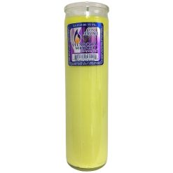 Candle 8in Novena Yellow-wholesale