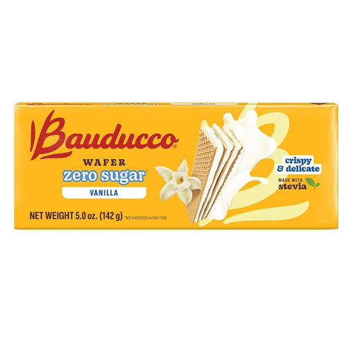 Bauducco Wafer Sugar Free 5oz Vanilla-wholesale Bauducco Wafer Sugar Free 5oz Vanilla-wholesale