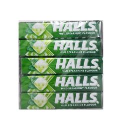Halls Cough Drops 10ct Mild Spearmint-wholesale